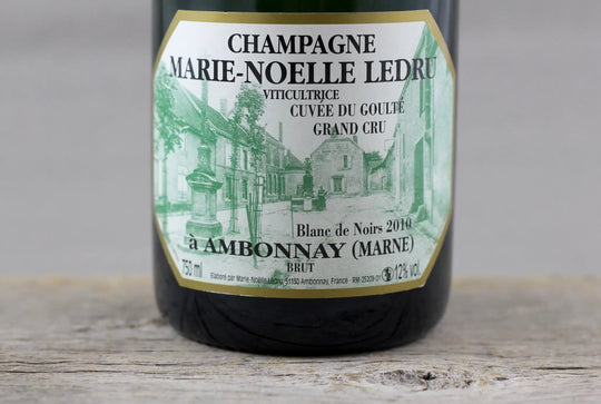 2010 Marie-Noelle Ledru Cuvée du Goulte Grand Cru Brut Champagne