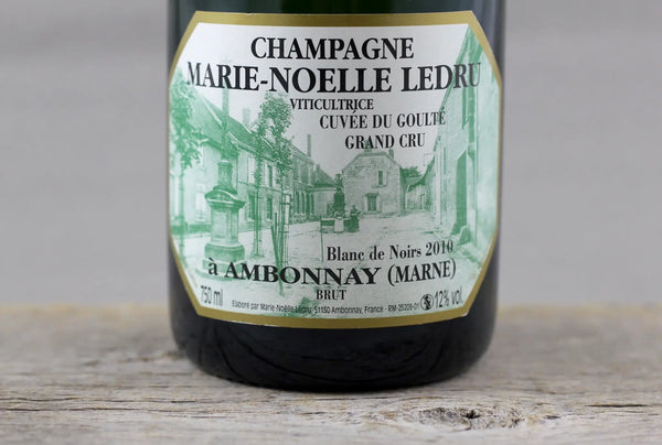 2010 Marie-Noelle Ledru Cuvée du Goulte Grand Cru Brut Champagne - $400 + - 2010 - 750ml - All Sparkling - Ambonnay