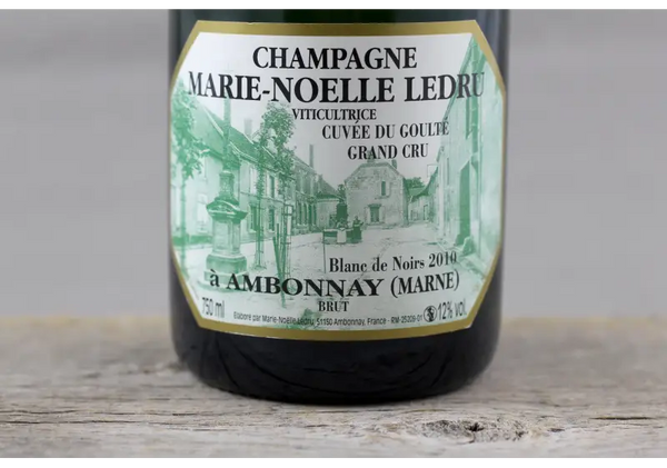 2010 Marie - Noelle Ledru Cuvée du Goulte Grand Cru Brut Champagne - $400 + 750ml All Sparkling Ambonnay