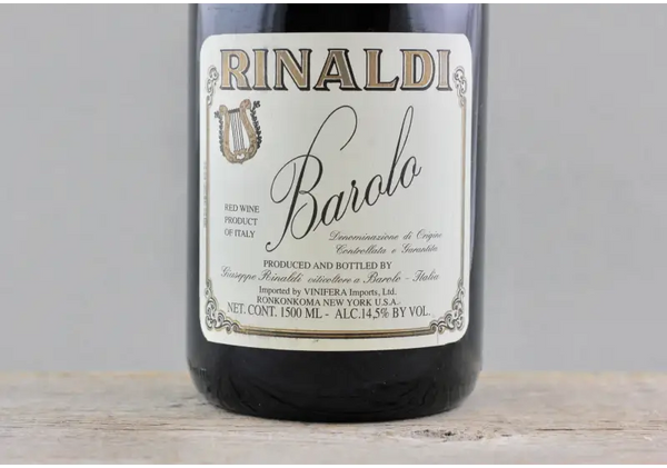 2012 Giuseppe Rinaldi Barolo Tre Tine 1.5L - $400 + Italy