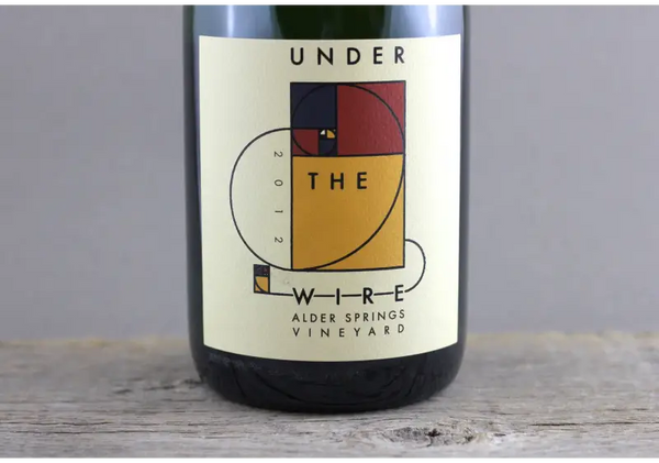 2012 Under the Wire Alder Springs Vineyard Sparkling Wine - $60-$100 750ml All California