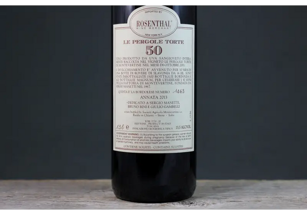 2013 Montevertine Le Pergole Torte Riserva 50th Anniversary - $400 + - 750ml - Chianti Classico - IGT - Italy