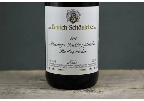 2014 Emrich-Schönleber Frühlingsplätzchen Riesling Trocken - $40-$60 750ml Germany Nahe