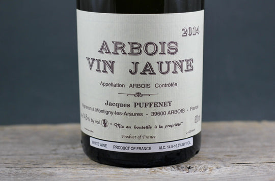 2014 Jacques Puffeney Arbois Vin Jaune 620ml