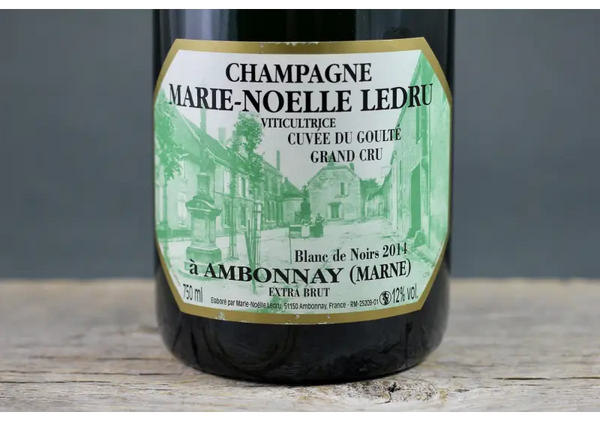 2014 Marie - Noelle Ledru Cuvée du Goulte Grand Cru Brut Champagne - $400 + 750ml All Sparkling Ambonnay