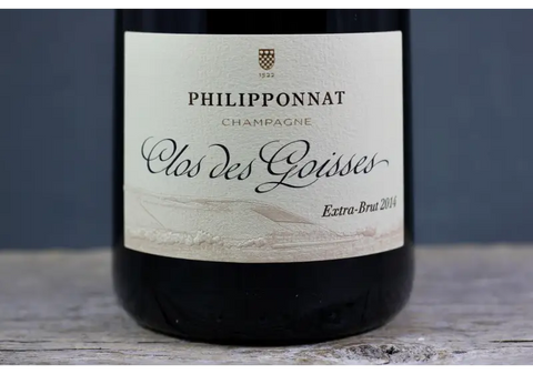 2014 Philipponnat Clos des Goisses Brut Champagne - $200-$400 750ml All Sparkling