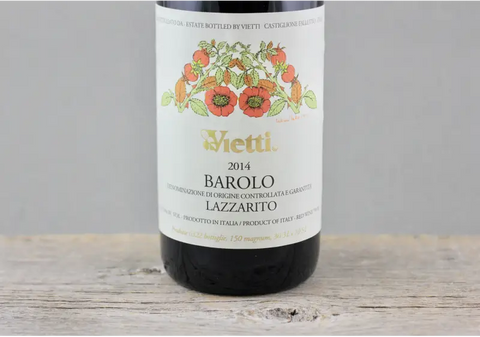 2014 Vietti Barolo Lazzarito - $200-$400 750ml Italy