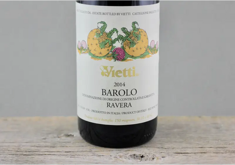 2014 Vietti Barolo Ravera - $200-$400 750ml Italy