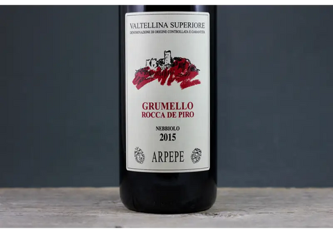 2015 ARPEPE Grumello Rocca De Piro Valtellina Superiore - $40-$60 750ml Italy Lombardy