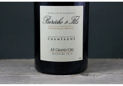 2015 Bereche Aÿ Grand Cru Brut Champagne - $200-$400 750ml All Sparkling
