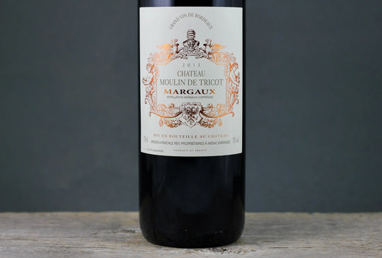 2015 Chateau Moulin de Tricot Margaux