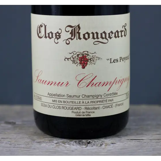 2015 Clos Rougeard Saumur Champigny Les Poyeux - $200-$400 - 2016 - 750ml - Cabernet Franc - France