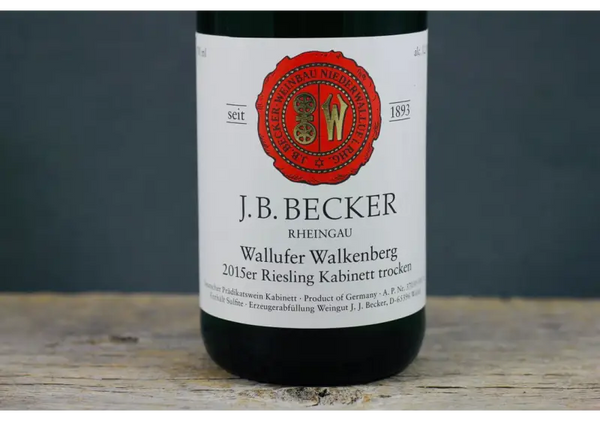 2015 J.B. Becker Walkenberg Riesling Kabinett Trocken - 750ml Germany