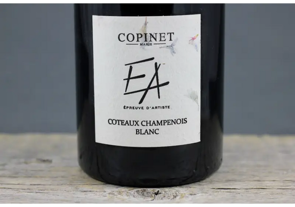 2015 Marie Copinet Épreuve d’Artiste Coteaux Champenois Blanc - $60 - $100 750ml All Sparkling Champagne