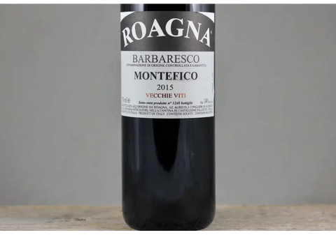 2015 Roagna Barbaresco Montefico Vecchi Viti - $200-$400 750ml Italy