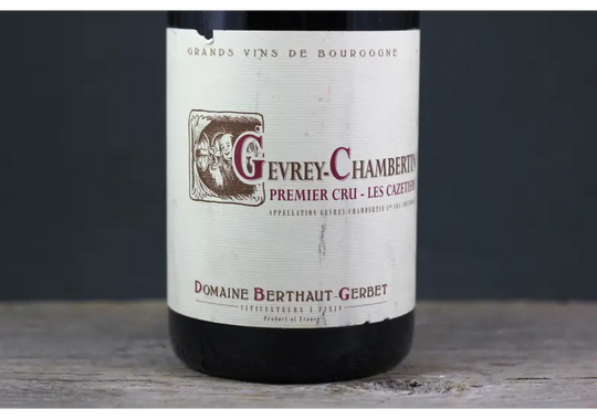 2016 Berthaut-Gerbet Gevrey Chambertin 1er Cru Les Cazetiers