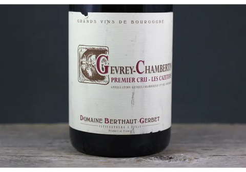 2016 Berthaut-Gerbet Geverey Chambertin 1er Cru Les Cazetiers - $200-$400 750ml Burgundy France