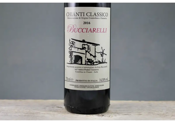2016 Bucciarelli Chianti Classico - 2016 - 750ml - Chianti Classico - Italy - Red
