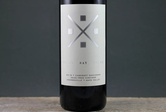 2018 Raj Parr Never Say Never Dead Fred Vineyard Cabernet Sauvignon