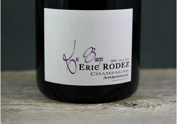 2016 Eric Rodez Les Beurys Ambonnay Grand Cru Blanc de Noirs Brut Champagne - $200-$400 - 2016 - 750ml - All Sparkling