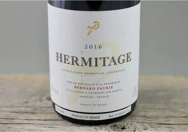 2016 Bernard Faurie Hermitage Bessards (Red capsule) - $200 - $400 750ml France