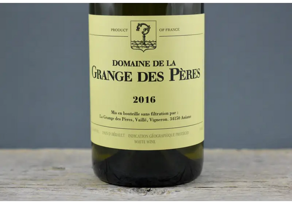 2016 Grange des Pères l’Herault VDP Blanc - $400 + - 2016 - 750ml - France - Languedoc