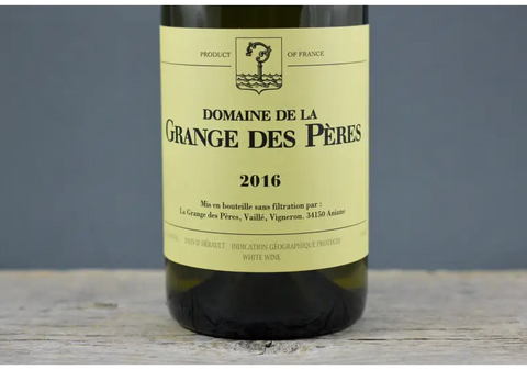 2016 Grange des Pères l’Herault VDP Blanc - $400+ 750ml France Languedoc
