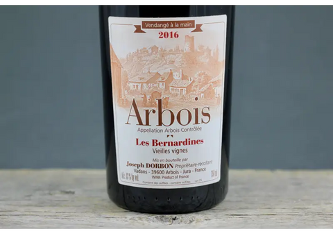 2016 Joseph Dorbon Arbois Rouge Les Bernardines - 750ml France Jura