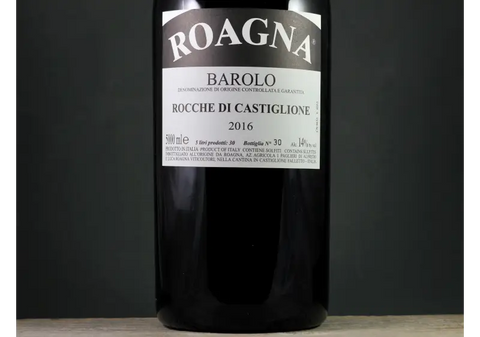 2016 Roagna Barolo Rocche di Castiglione 5L - $400+ 750ml