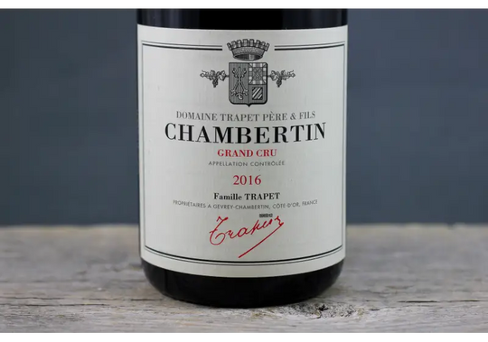2016 Trapet Chambertin