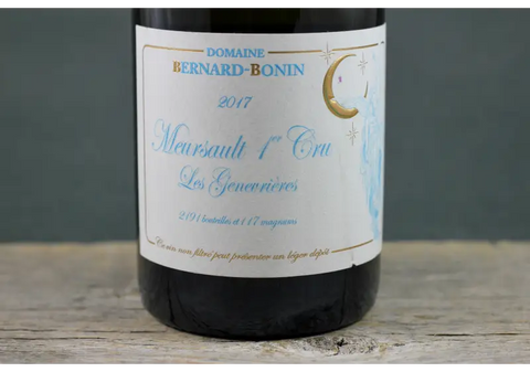 2017 Bernard-Bonin Meursault 1er Cru Les Genevrières - $400+ 750ml Burgundy Chardonnay