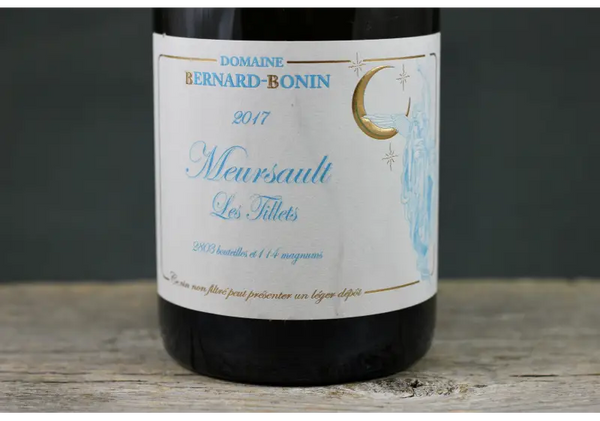 2017 Bernard - Bonin Meursault Les Tillets - $400 + 750ml Burgundy Chardonnay