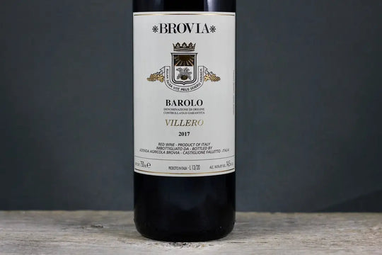 2017 Brovia Barolo Villero