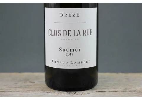 2017 Arnaud Lambert Clos de la Rue Saumur Blanc - $60-$100 750ml Chenin France