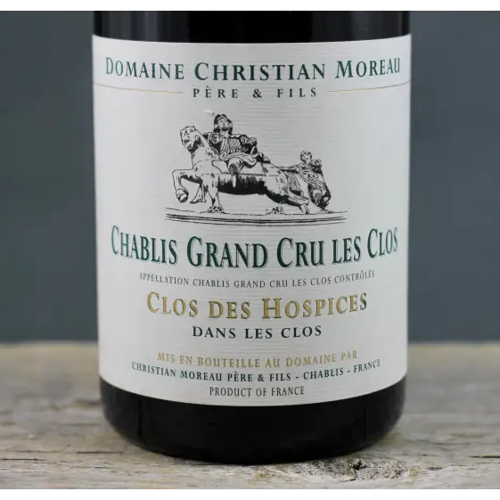 2017 Christian Moreau Chablis Les Clos ’Clos des Hospices’ - $100-$200 - 2017 - 750ml - Burgundy - Chablis