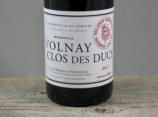 2017 D’Angerville Volnay 1er Cru Clos des Ducs (Monopole) - $200-$400 - 2017 - 750ml - Appellation: Volnay - Bottle