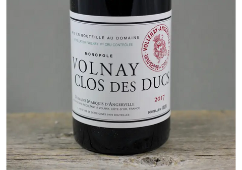 2017 D’Angerville Volnay 1er Cru Clos des Ducs (Monopole) - $200-$400 750ml Burgundy France