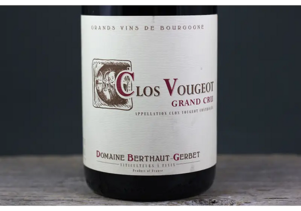2017 Domaine Berthaut - Gerbet Clos Vougeot - $200 - $400 750ml Burgundy France