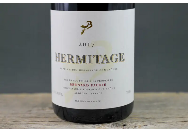 2017 Bernard Faurie Hermitage Gréffieux/Bessards (Cream capsule) - $200-$400 - 2017 - 750ml - France - Hermitage