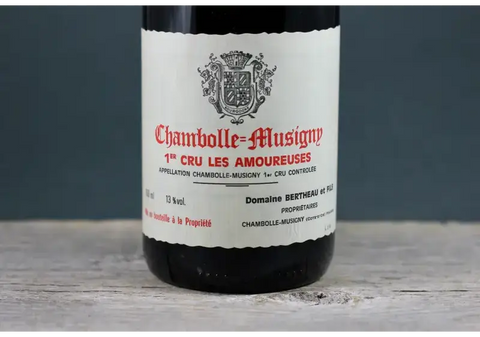 2017 François Bertheau Chambolle Musigny 1er Cru Les Amoureuses (Pre-Arrival) - $400+ 750ml Burgundy Chambolle-Musigny