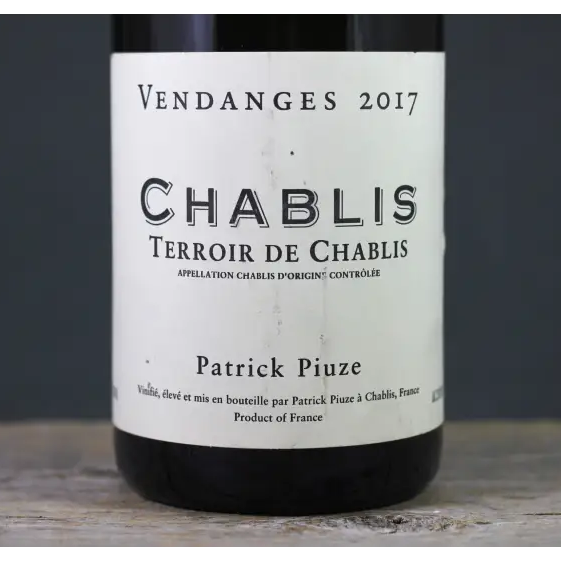 2017 Patrick Piuze Chablis Terroir de Chablis - $40 - $60 - 2017 - 750ml - Burgundy - Chablis