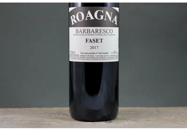 2017 Roagna Barbaresco Faset - $100-$200 - 2017 - 750ml - Barbaresco - Italy