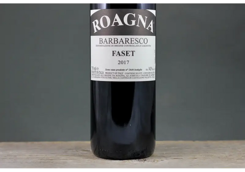 2017 Roagna Barbaresco Faset - $100-$200 750ml Italy