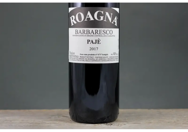2017 Roagna Barbaresco Paje - $100 - $200 750ml Italy