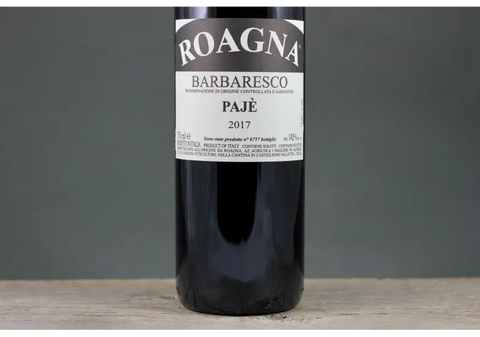 2017 Roagna Barbaresco Paje - $100-$200 750ml Italy