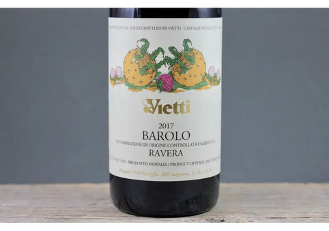 2017 Vietti Barolo Ravera - $200-$400 750ml Italy