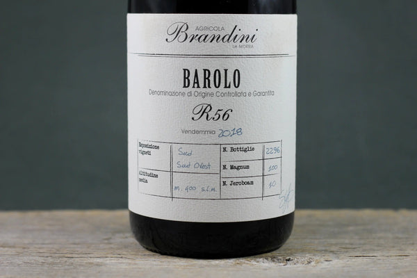 2018 Brandini Barolo R56 - $60-$100 - 2018 - 750ml - Barolo - Italy