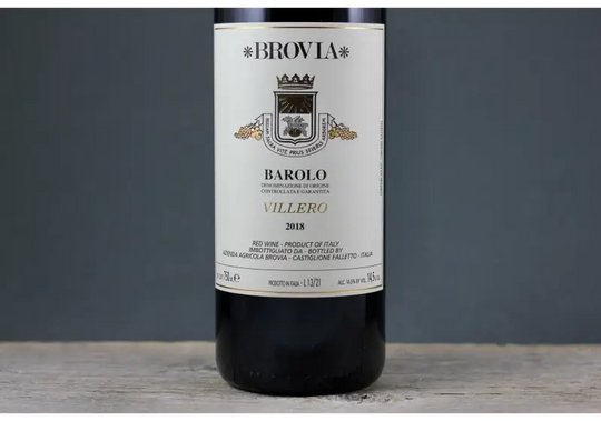 2018 Brovia Barolo Villero