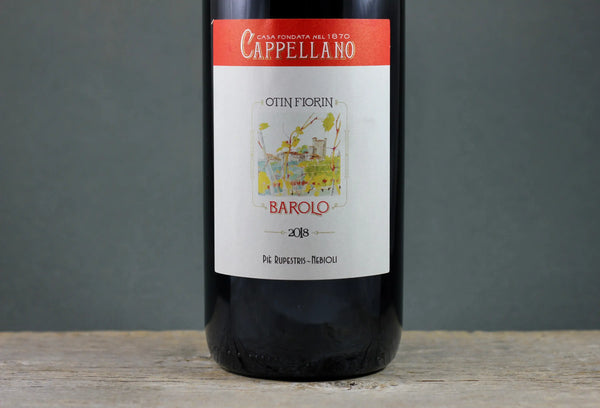 2018 Cappellano Barolo Piè Rupestris 1.5L - $400 + Italy