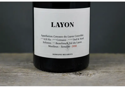 2018 Domaine Belargrus Coteaux du Layon - $40-$60 750ml Chenin Blanc